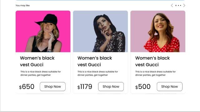 B-Shop Product Cards